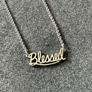James Avery “Blessed” Sterling Silver necklace 20”